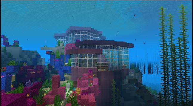 Underwater house idea minecraft