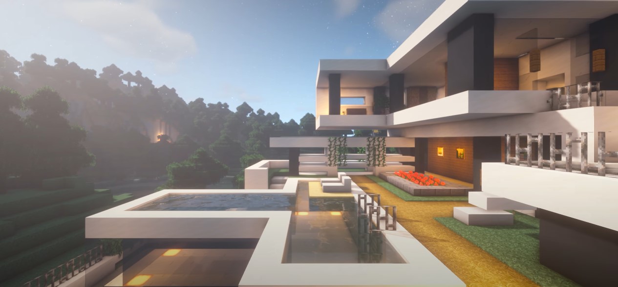 complex modern house