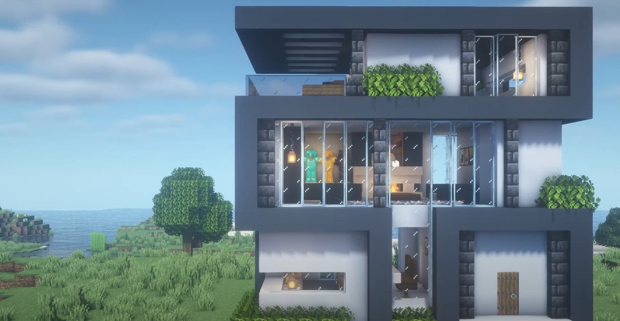 multi floor small house