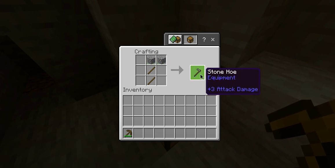 Crafting Stone Hoe