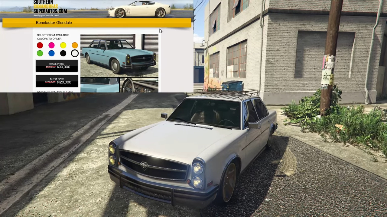 Benefactor Glendale Custom in GTA 5