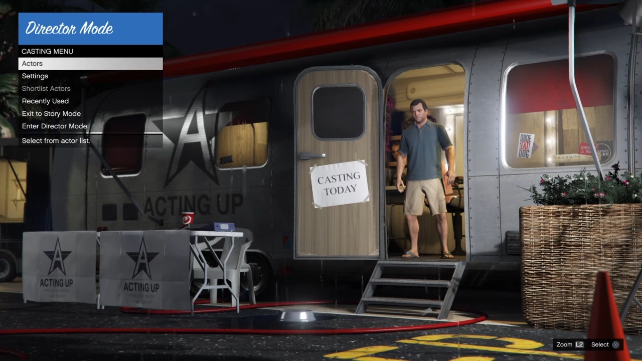 Casting Trailer in director mode gta 5