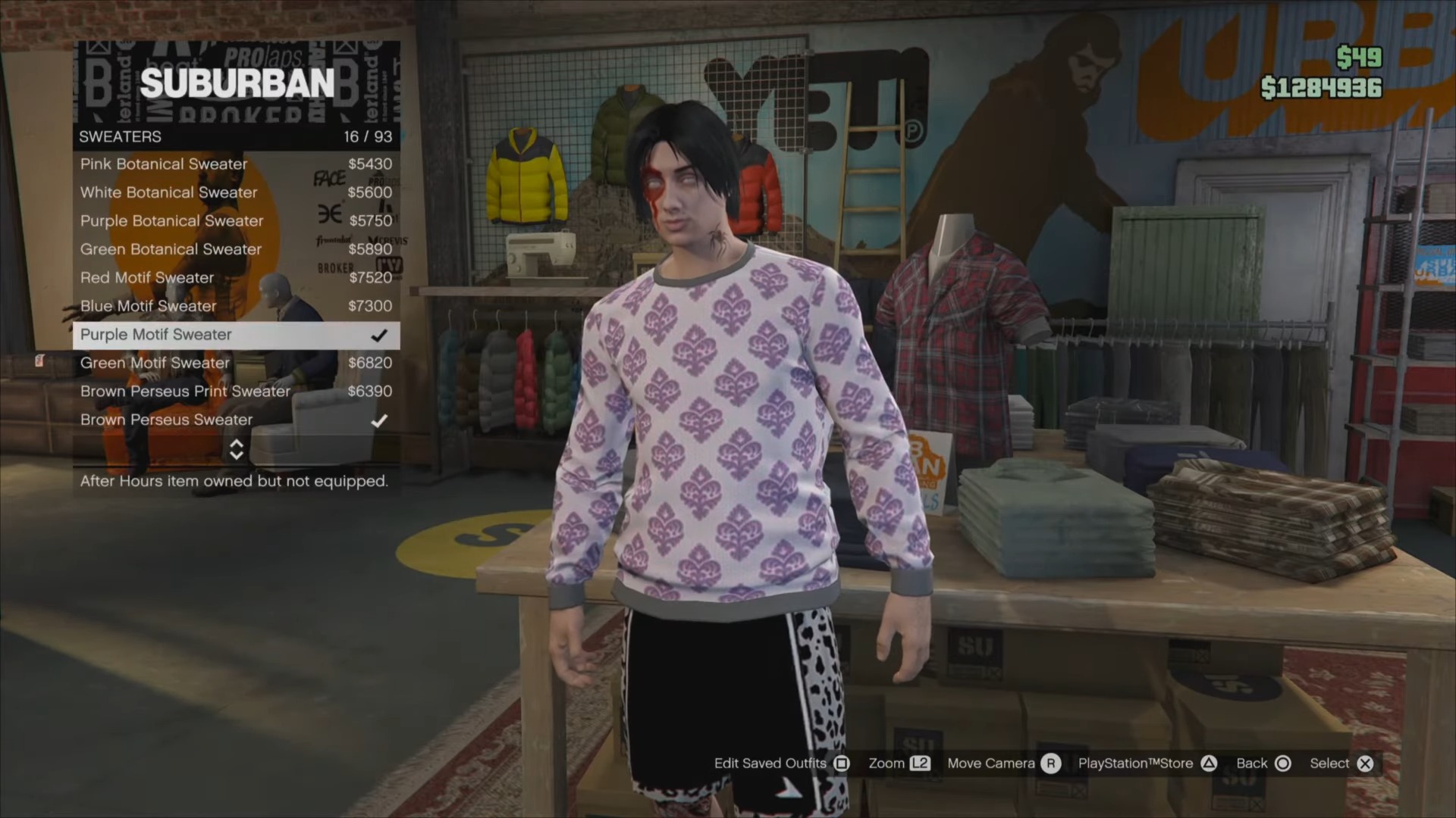 Buying clothes in gta 5