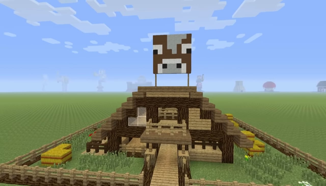 Cow barn by TSMC in Minecraft