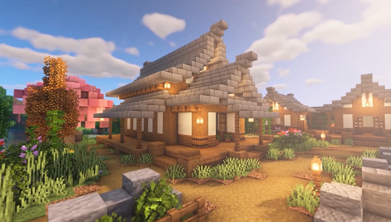 Japanese style barn by BlueNerd 