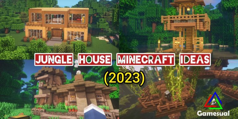 Jungle house ideas in Minecraft