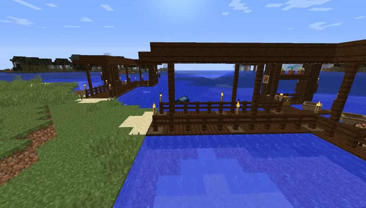 Kevsham's Dock Idea in Minecraft