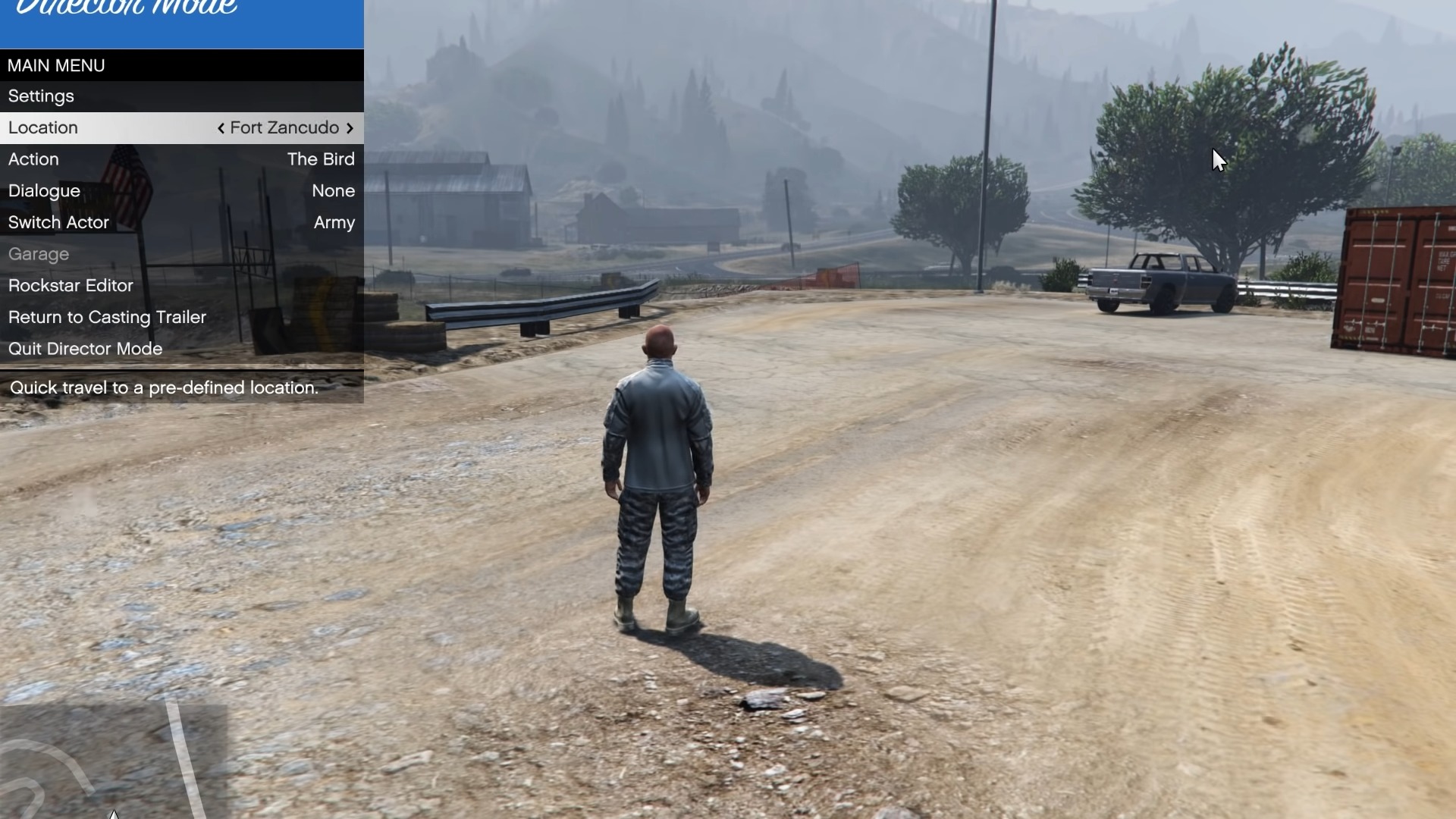 Director Mode GTA5 changing location