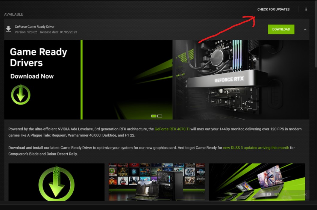 Nvidia GeForce Experience Software