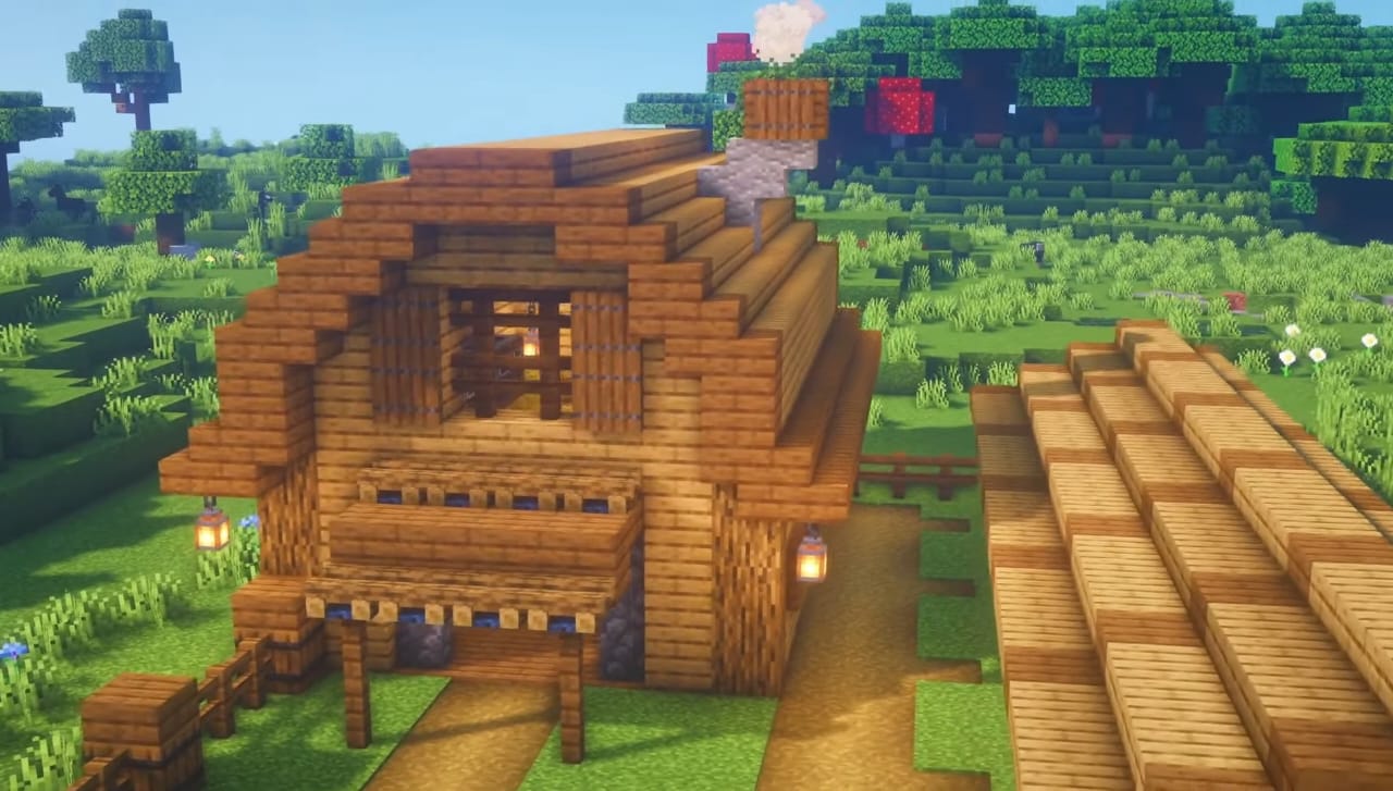 Peaceful Barn Minecraft