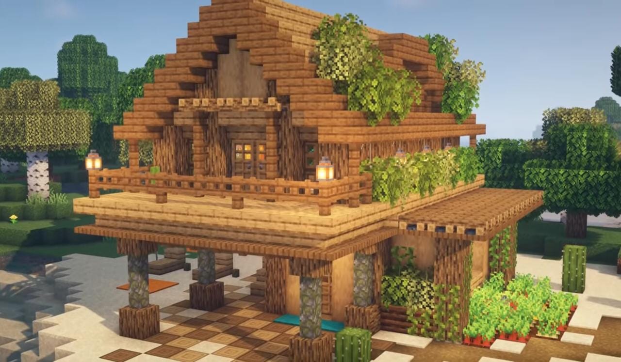 beach house ideas Minecraft