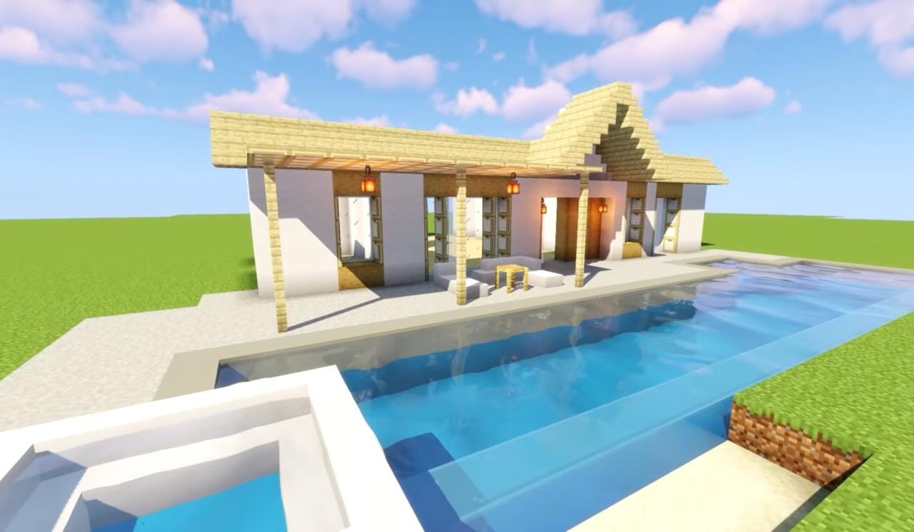 Best beach house ideas in Minecraft