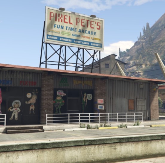 Pixel's Pete arcade in gta 5