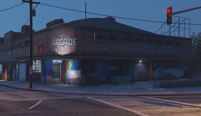 Warehouse arcade in gta 5