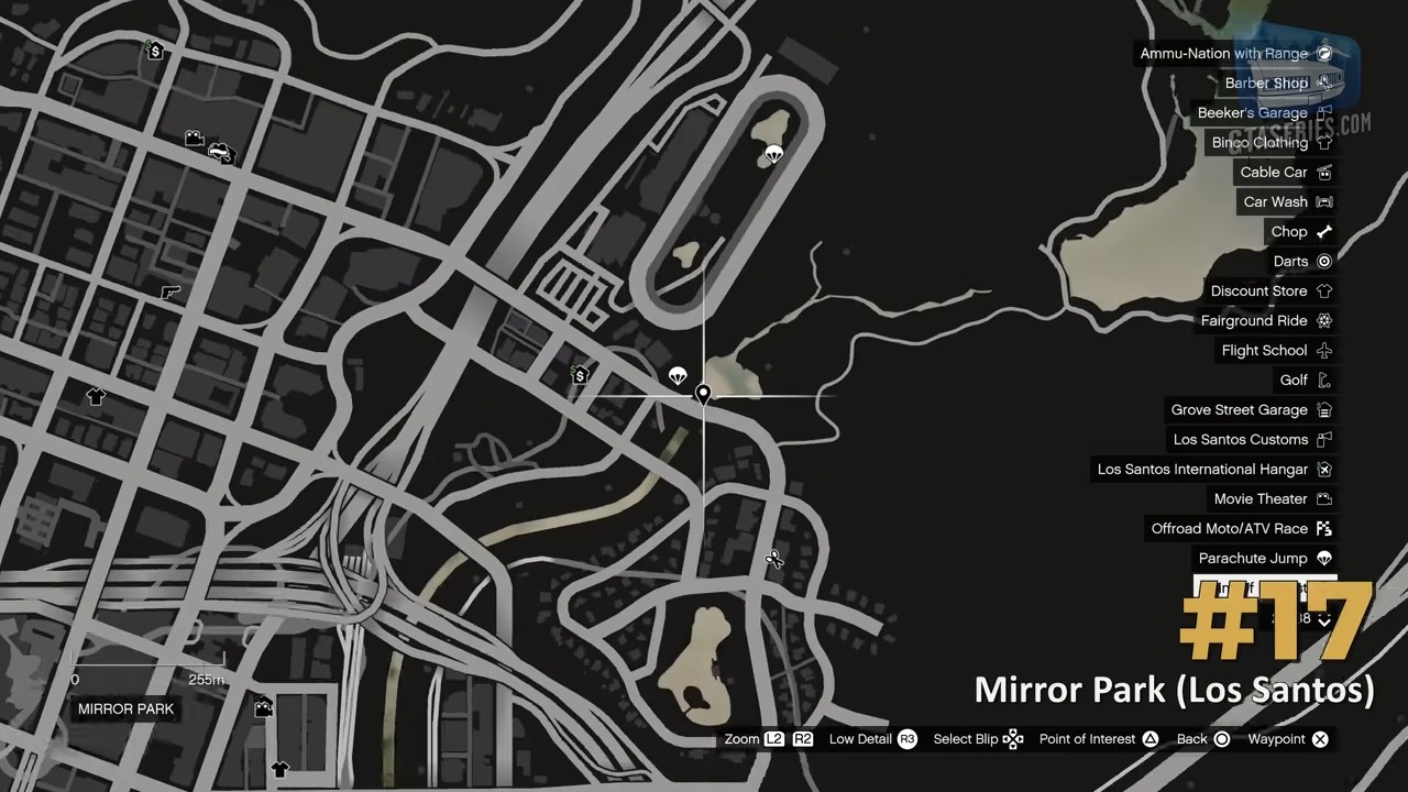 scrap letter location GTA 5 mirror park