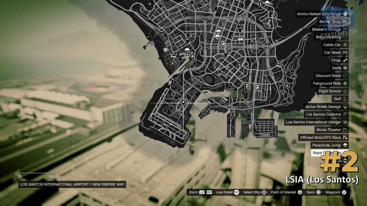 scrap letter location Leonora Johnson GTA 5 Los santos Internation Airport