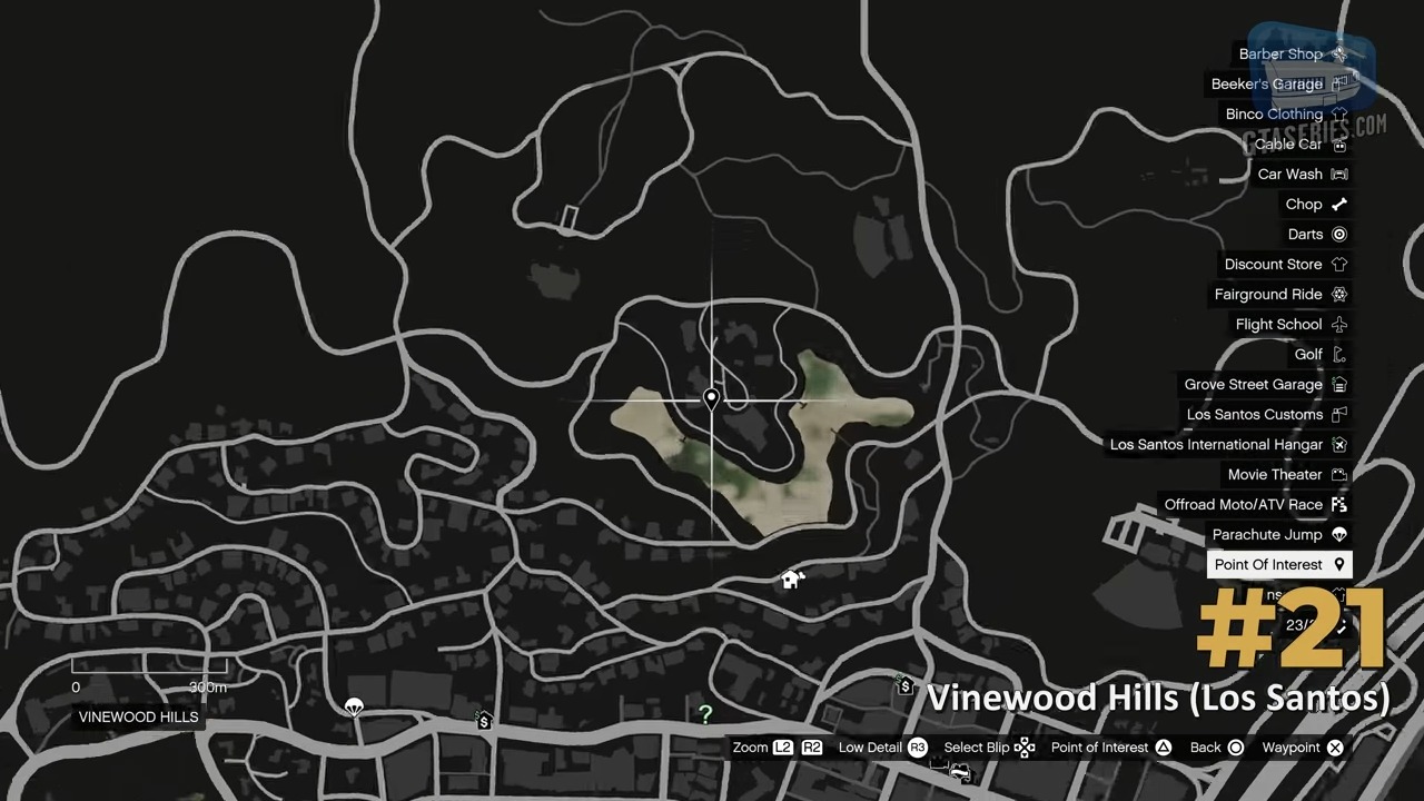 scrap letter location GTA 5 vinewood hills leonora johnson