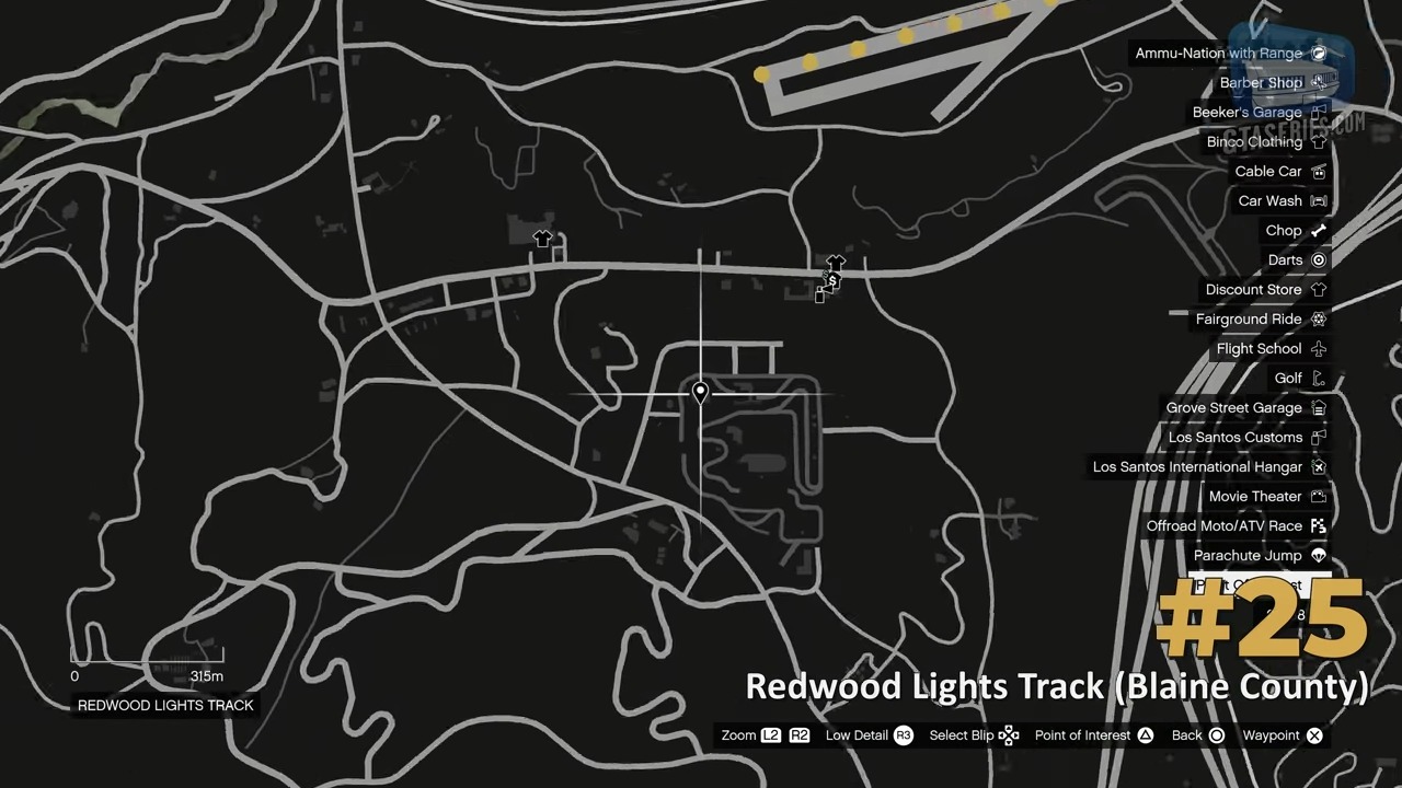 scrap letter location GTA 5 Redwood Lights Track leonora johnson