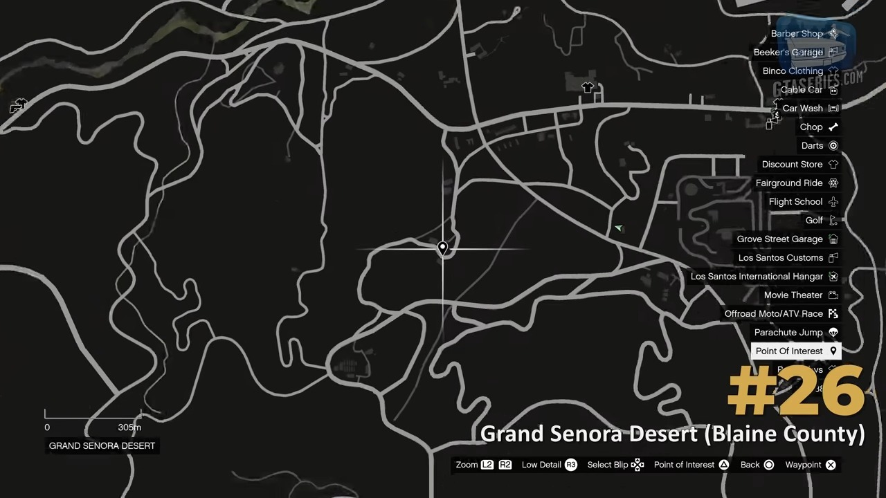 scrap letter location GTA 5 grand senora desert leonora johnson