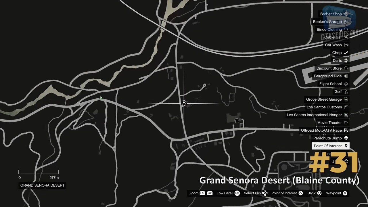 scrap letter location GTA 5 grand senora desert 