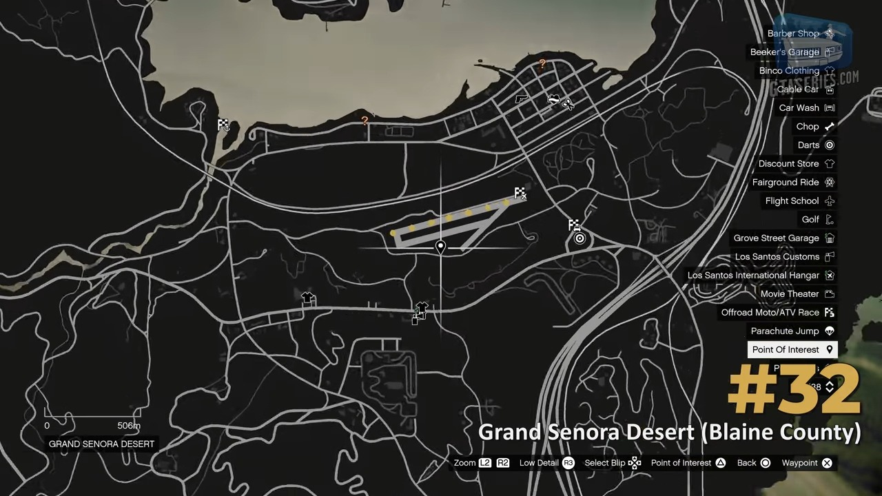 scrap letter location GTA 5 grand senora desert 