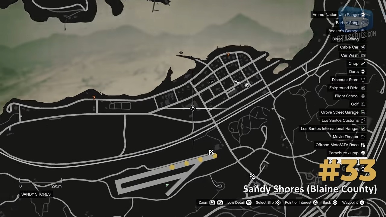 scrap letter location GTA 5 sandy shores