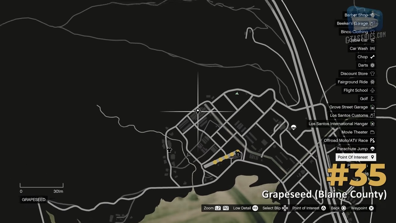 scrap letter location GTA 5 grape seed