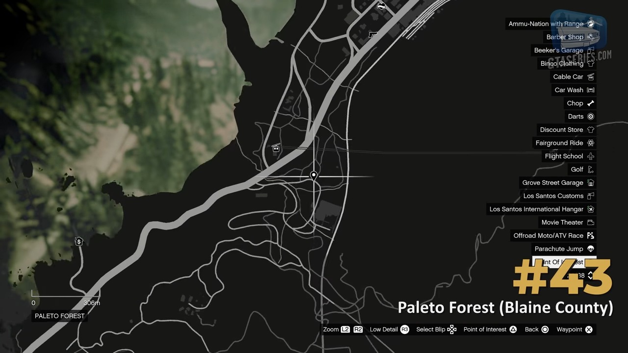 scrap letter location GTA 5 paleto forest