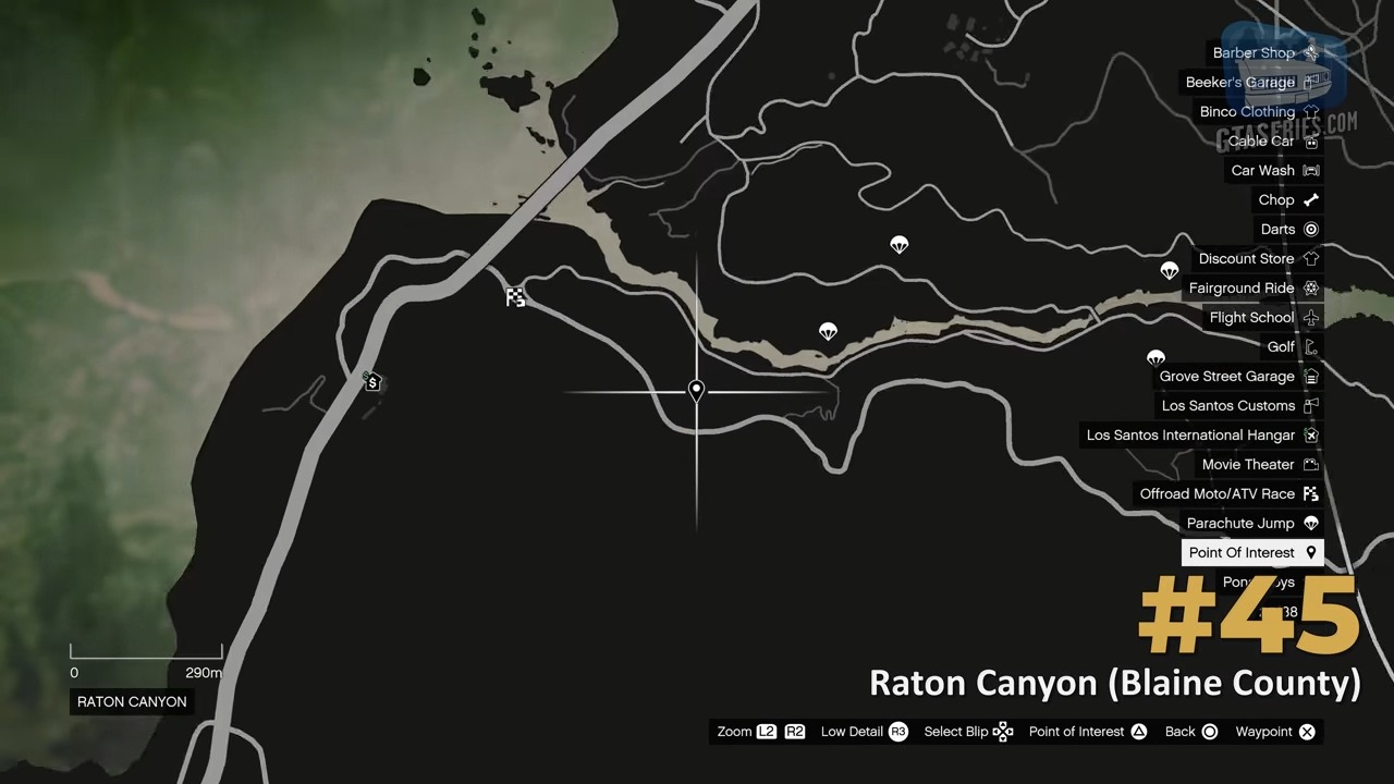 scrap letter location GTA 5 raton canyon leonora johnson