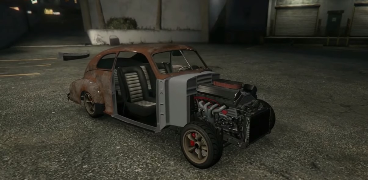 Old broken down car of CHevy Fleetline in GTA 5