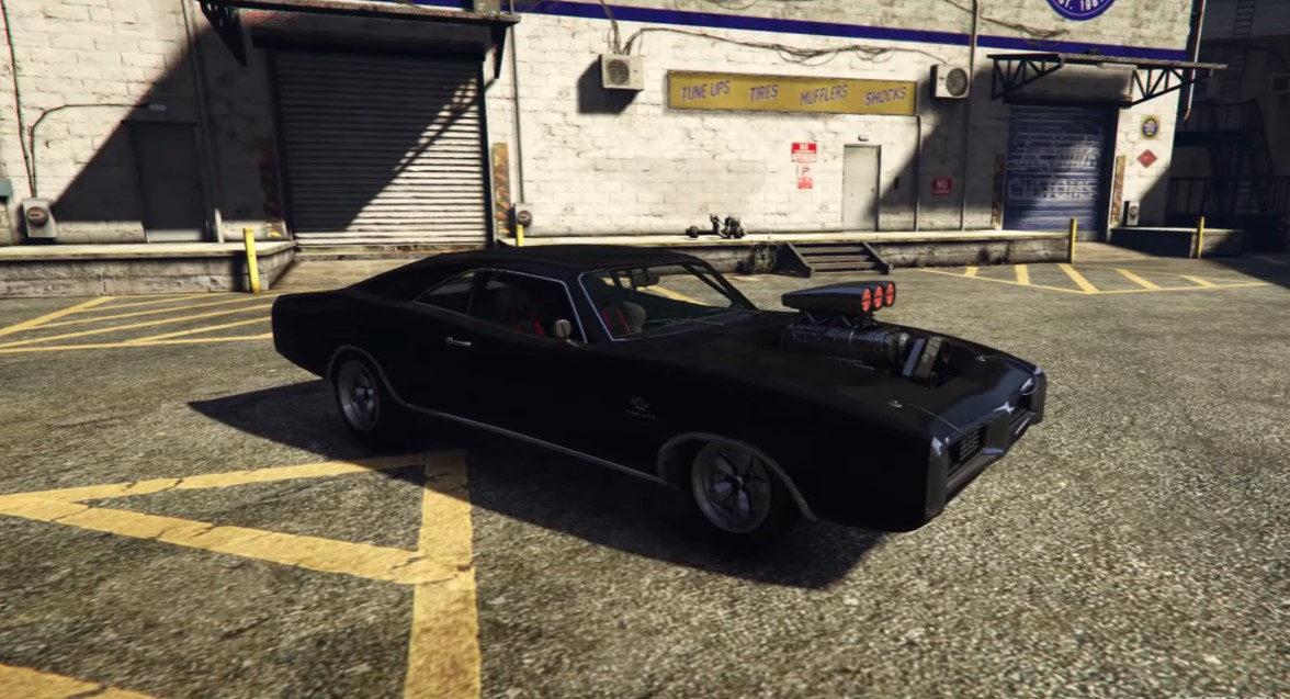 Dominic Toretto's iconic Dodge Charger in GTA 5 build 