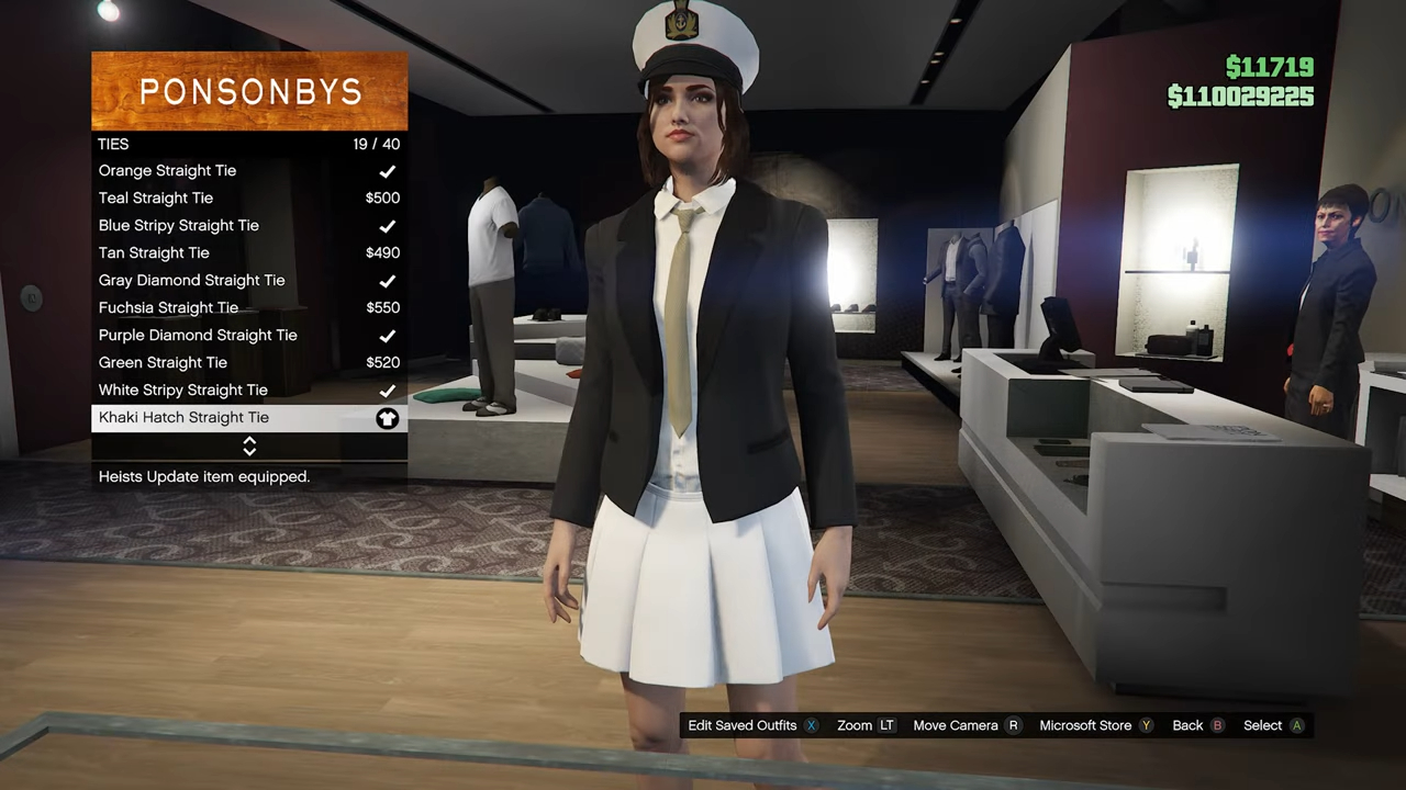 Female Cruise Captain Outfit baddie gta 5 female