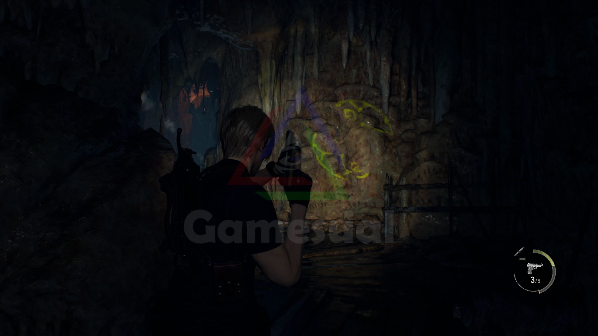 First symbol in cave lake puzzle 