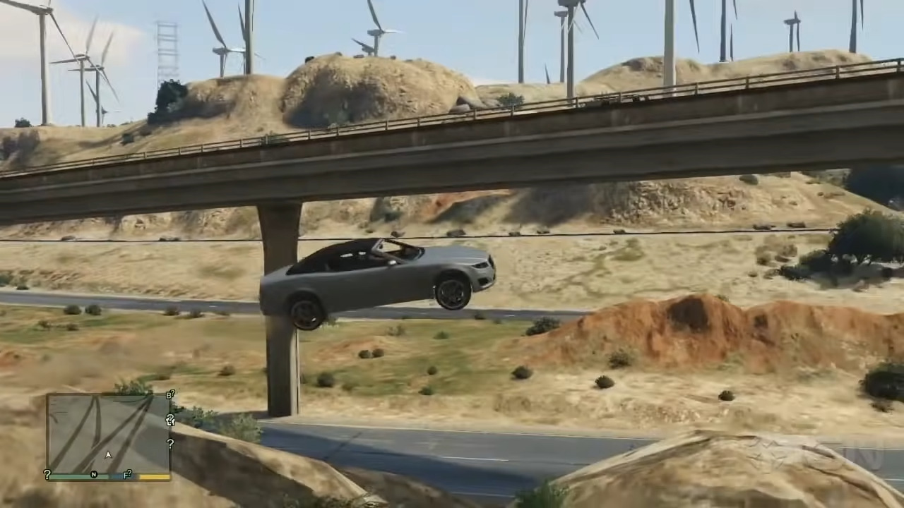 GTA 5: Stunts at Senora Freeway