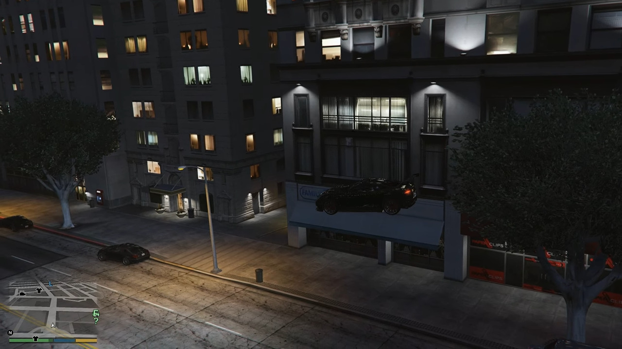 GTA 5: Stunts at Overpass Above San Andreas Blvd