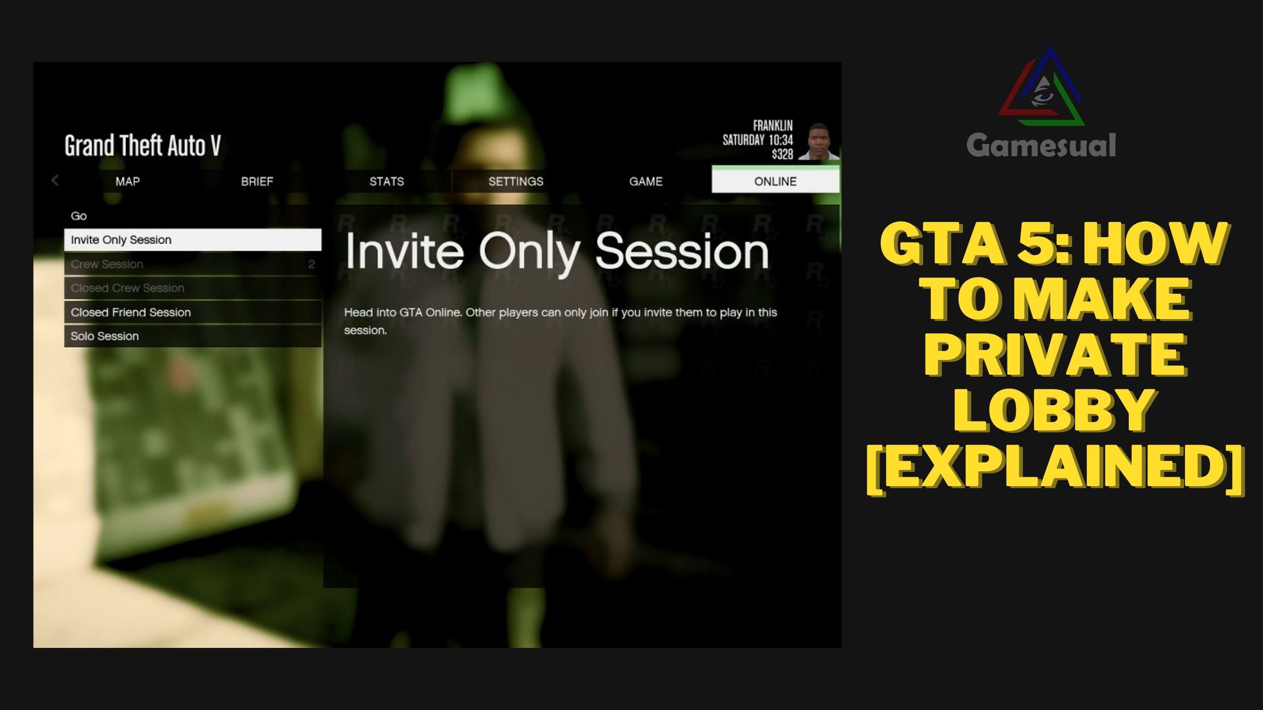 GTA Online – Create/Join A Private Session