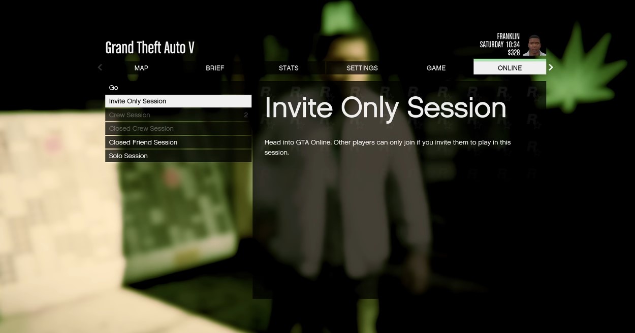 Go to Invite only session for making private lobby