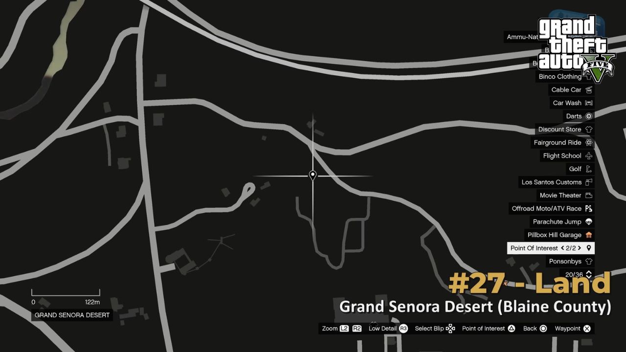 gta 5 online Location 27 grand senora desert