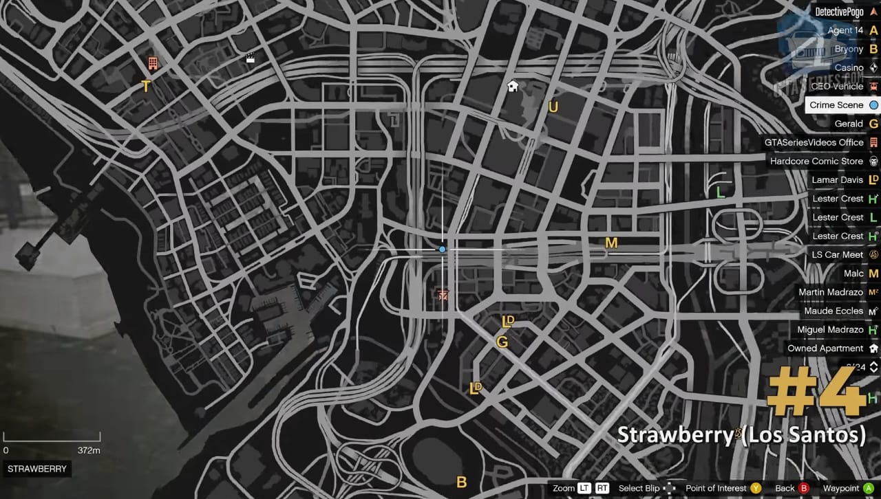 Weapon location GTA map