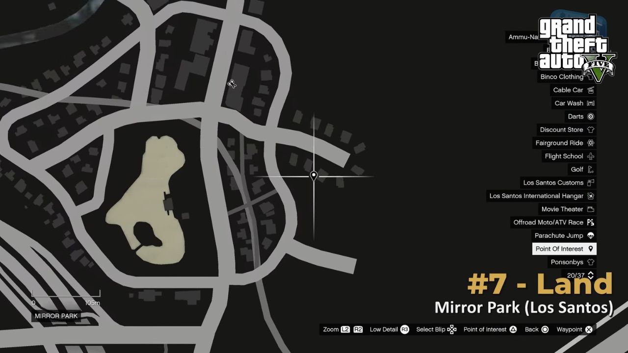 Location 7 Mirror Park gta 5 online