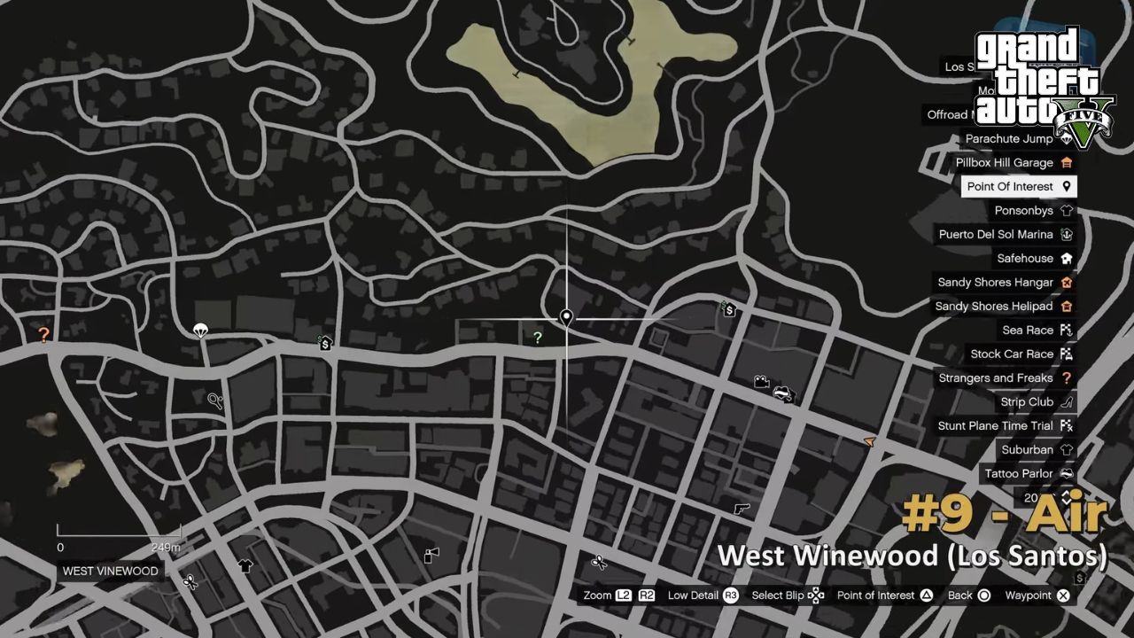 Location 9 West Vinewood gta 5 online