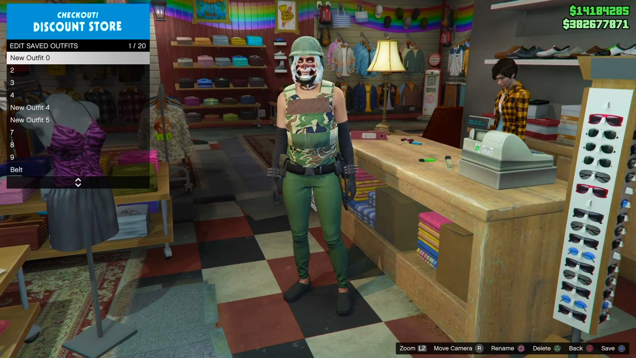 Military Baddie Glitch Outfit baddie gta 5 female