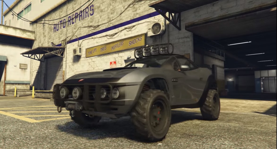 black Rally Fighter made from Coil Brawler in GTA 5