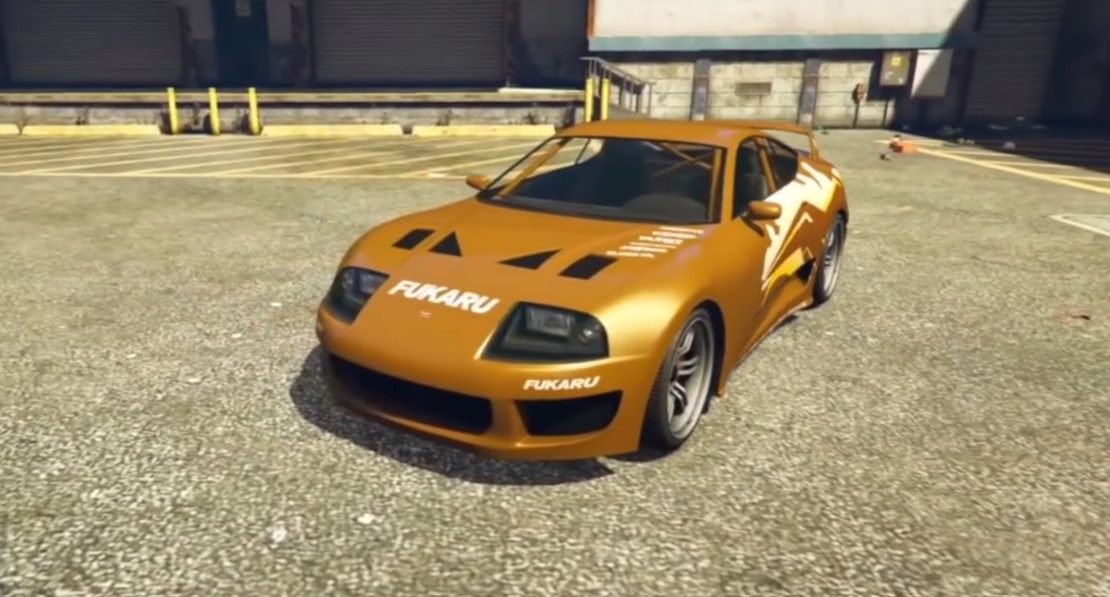 Slap Jack's brownish orange Supra car in GTA 5