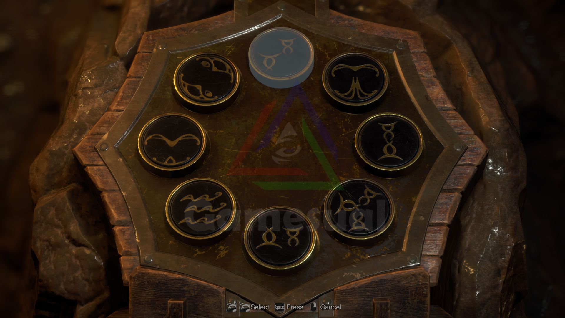 The Lake Symbol Puzzle dial resident evil 4 remake