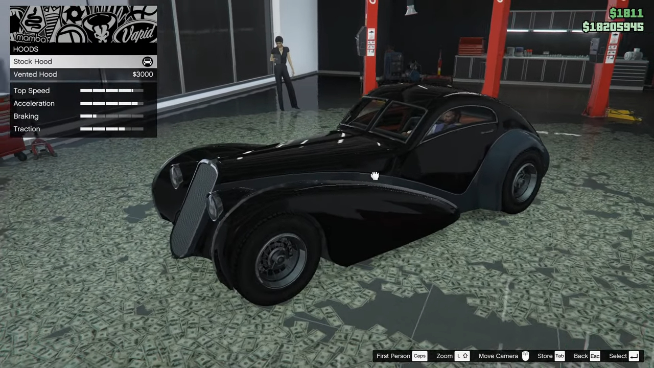 Truffade Z Type (Bugatti Type 57SC Atlantic) in GTA 5