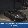 customize Pegassi Zentorno