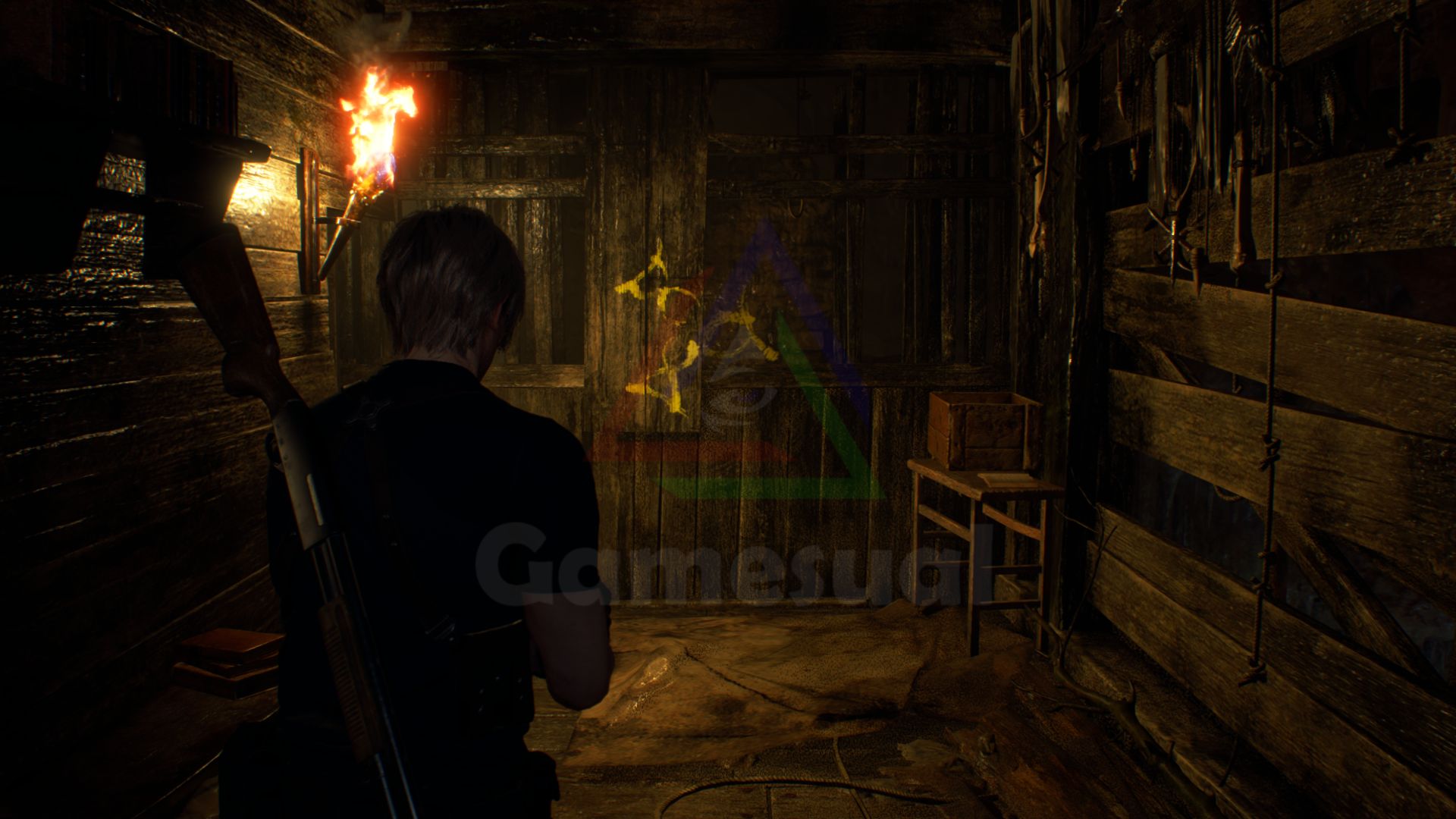 symbol 1 small cave shrine resident evil 4