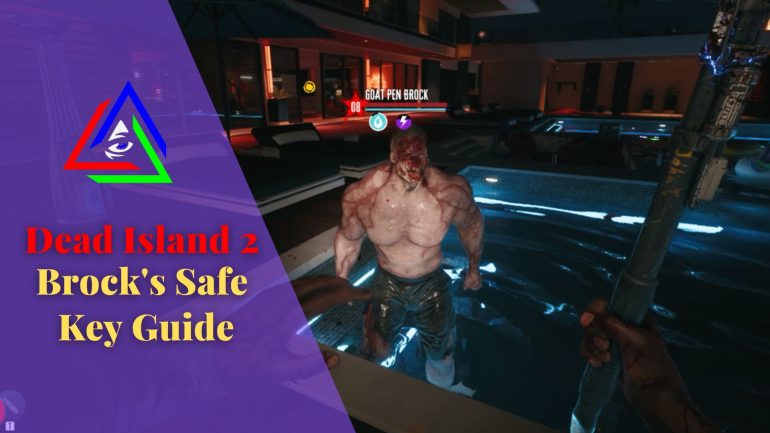 Brock inside pool in Dead Island 2