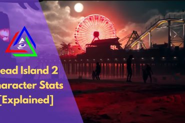 City beach shown with Dead Island 2 Character stats explained written in text